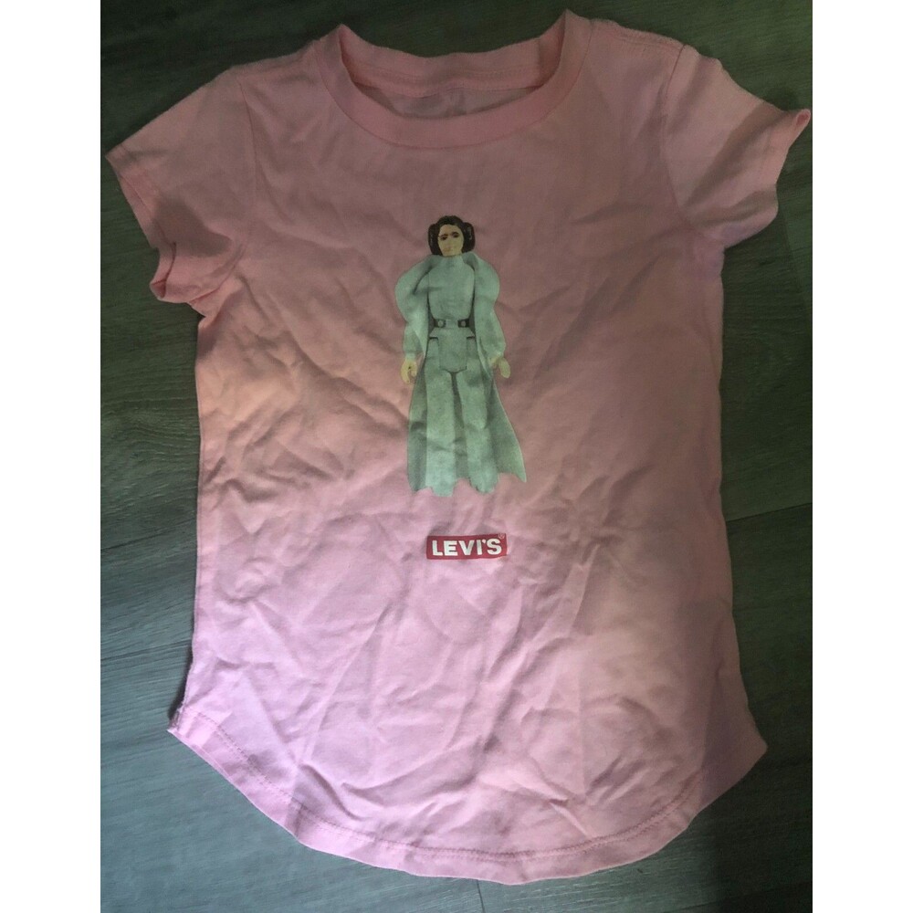 Girls Levi's Star Wars Leia T-Shirt Size 4T NWT B2